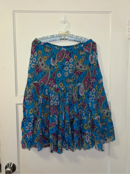 American Vintage Dresses & Skirts - Vintage Kitschy Paisley Y2k Midi Skirt